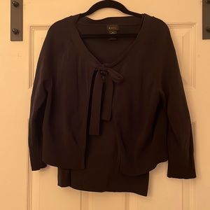 Two piece black sweater set